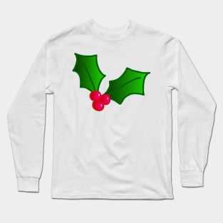 Holly Jolly Christmas Long Sleeve T-Shirt